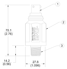 Bently Nevada 330525 Velomitor velocity Sensor